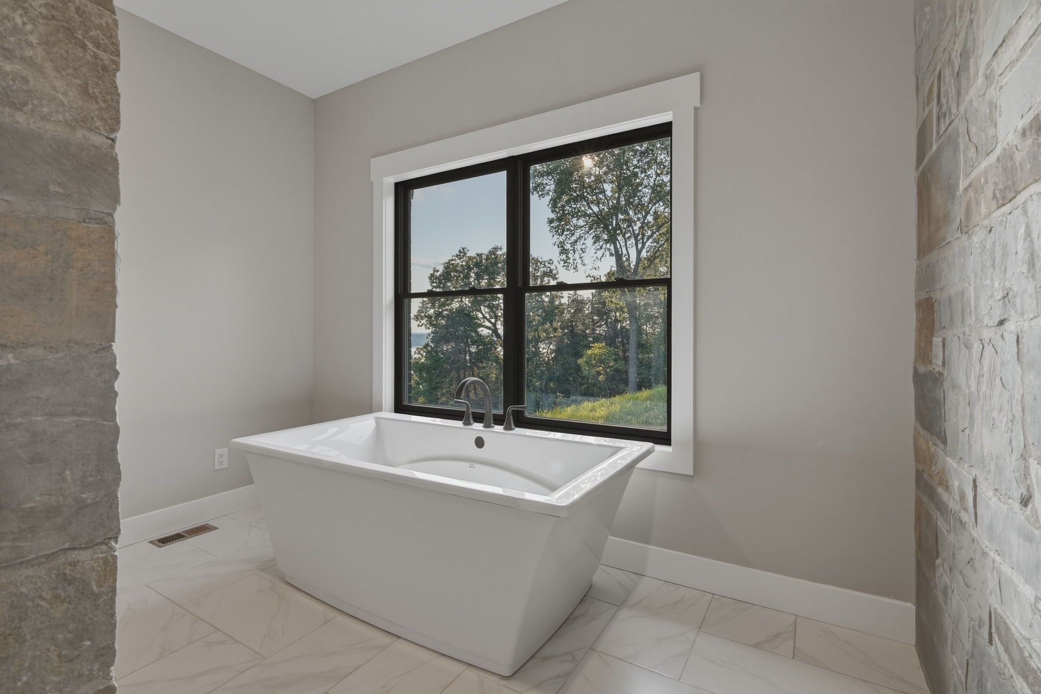 Primary bath soaking tub